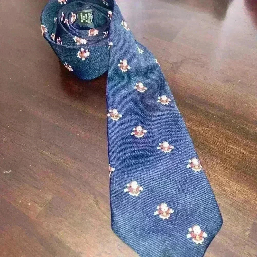 Santa Claus Christmas Holiday Tie Pristine condition - Picture 5 of 5